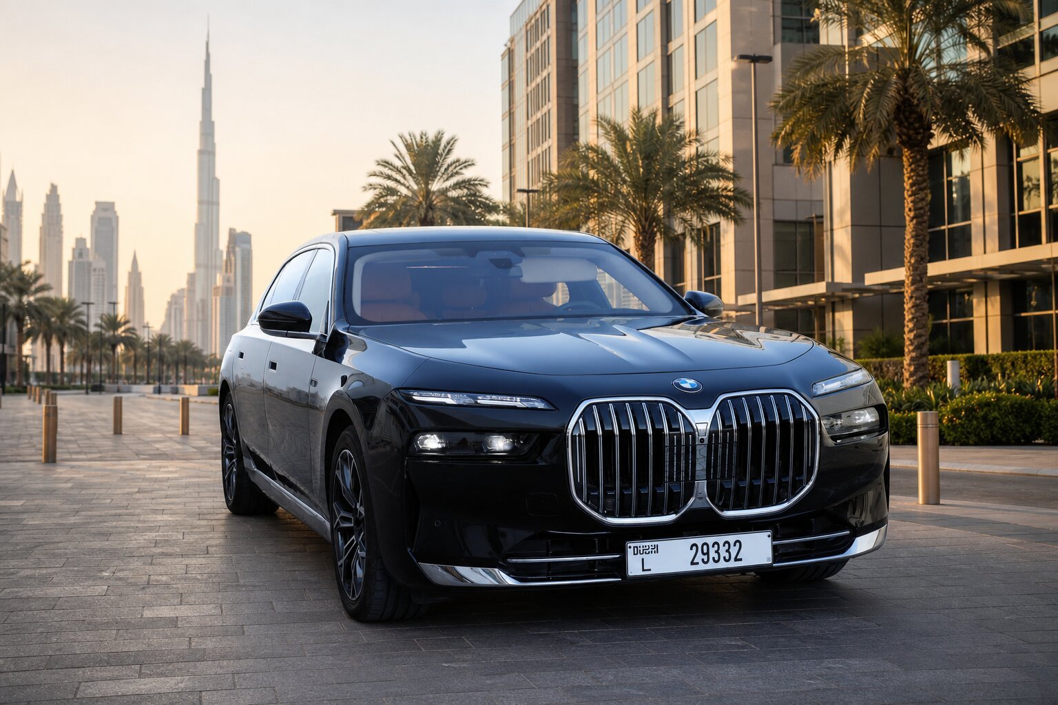 BMW 735i with chauffeur in Dubai