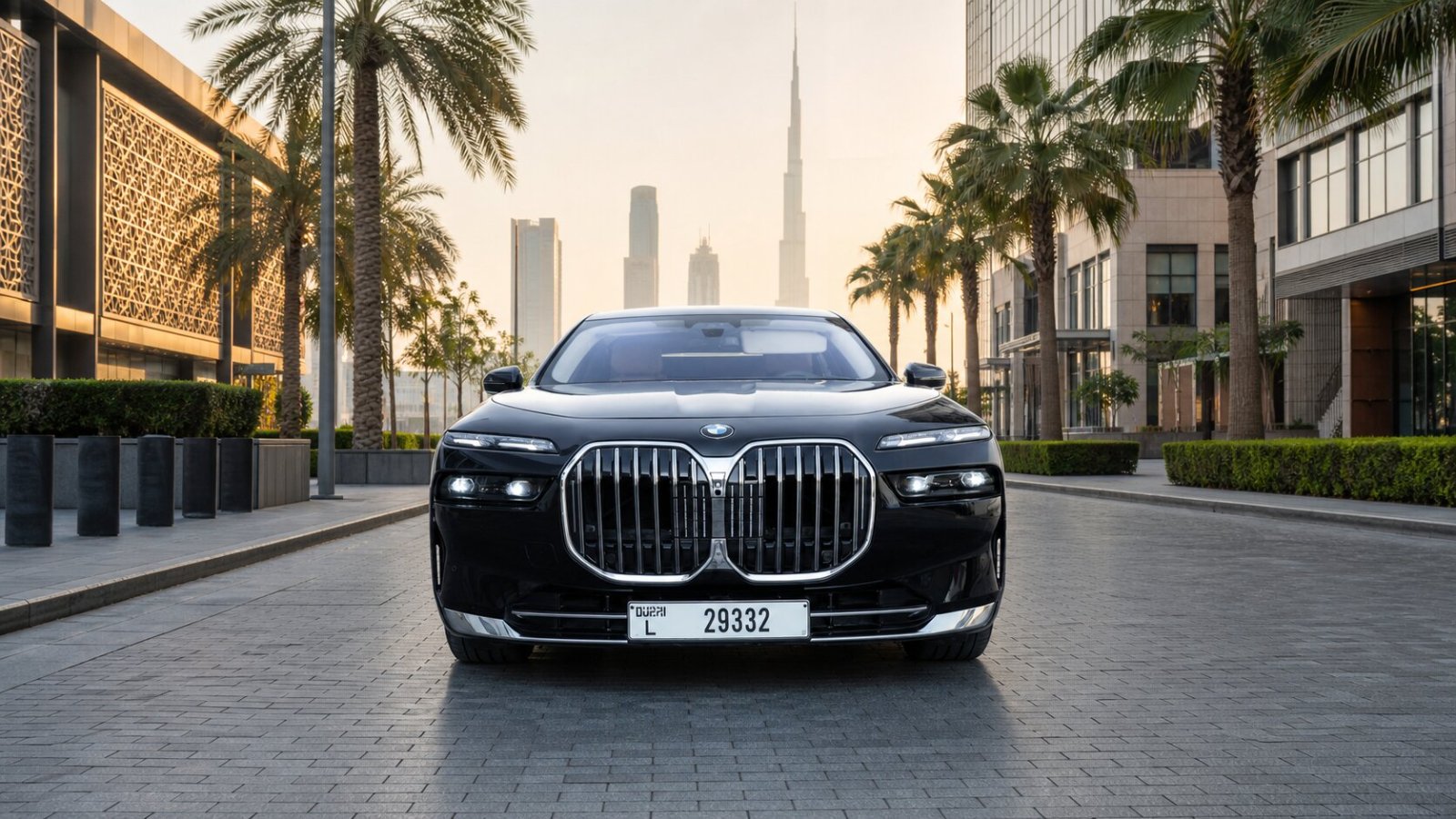 BMW 735i with chauffeur in Dubai