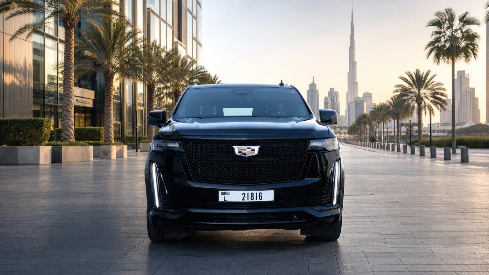 Cadillac Escalade with chauffeur in Dubai
