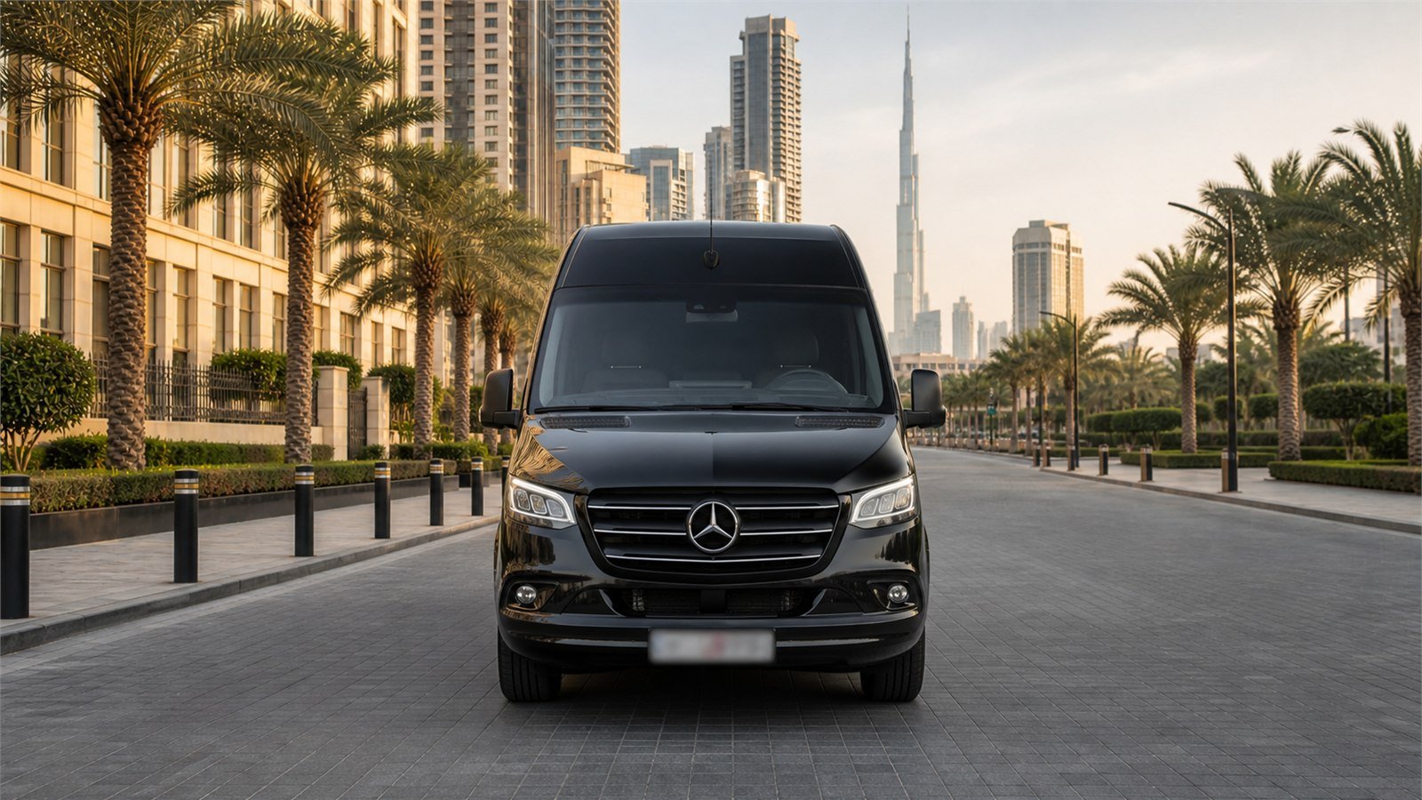 Mercedes-Benz Sprinter with chauffeur in Dubai